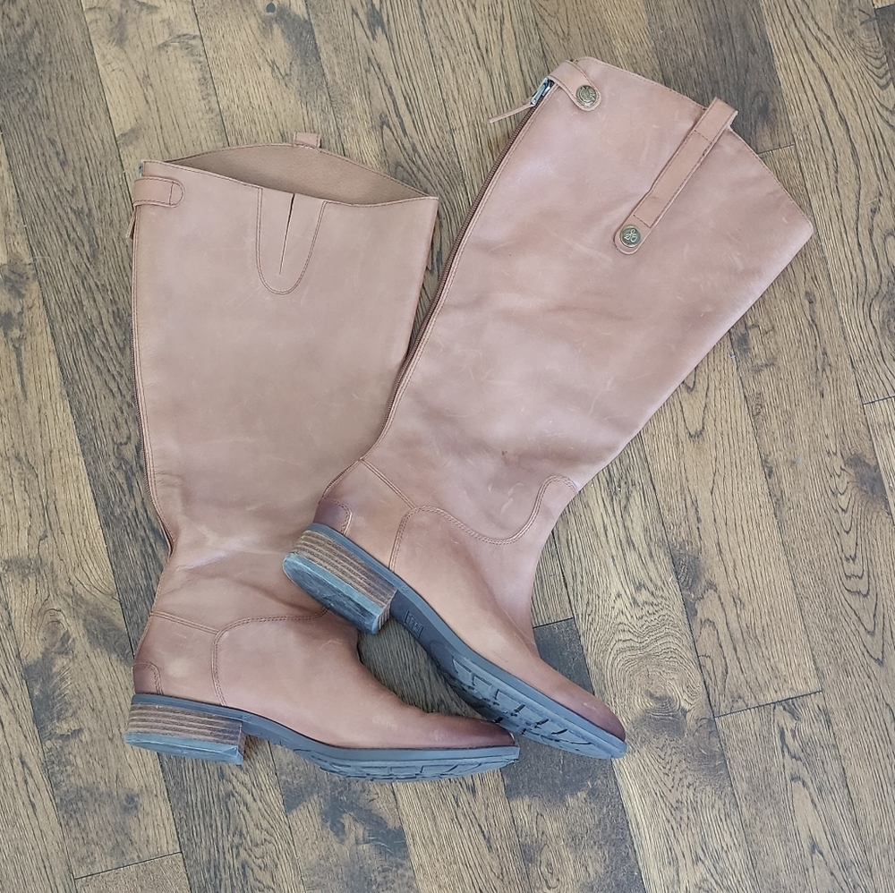 Sam Edelman Tan Heeled Boots